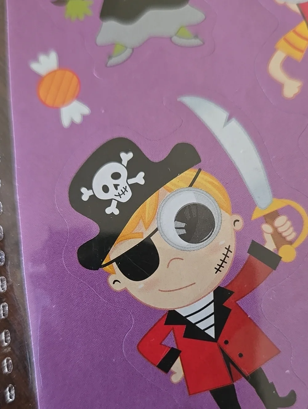 Halloween Stickers Sheet Purple Halloween Characters Google Eyes 3d Y2k Kids